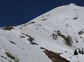 Da Parre panoramica salita al Rifugio e Monte Vaccaro nella primaverile domenica del 28 marzo 2010